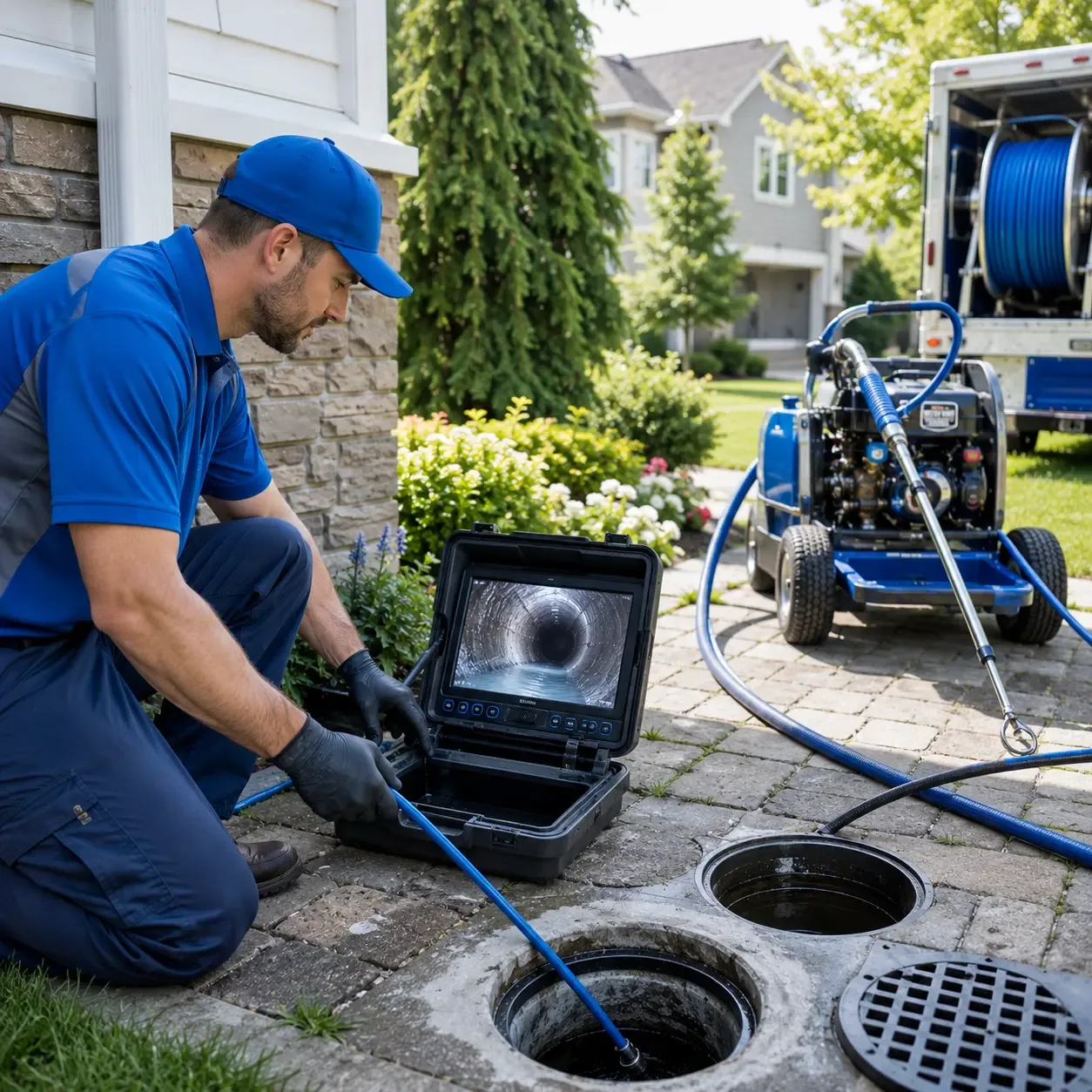 Outdoor drain cleaning professionals serving Lawrence, NE